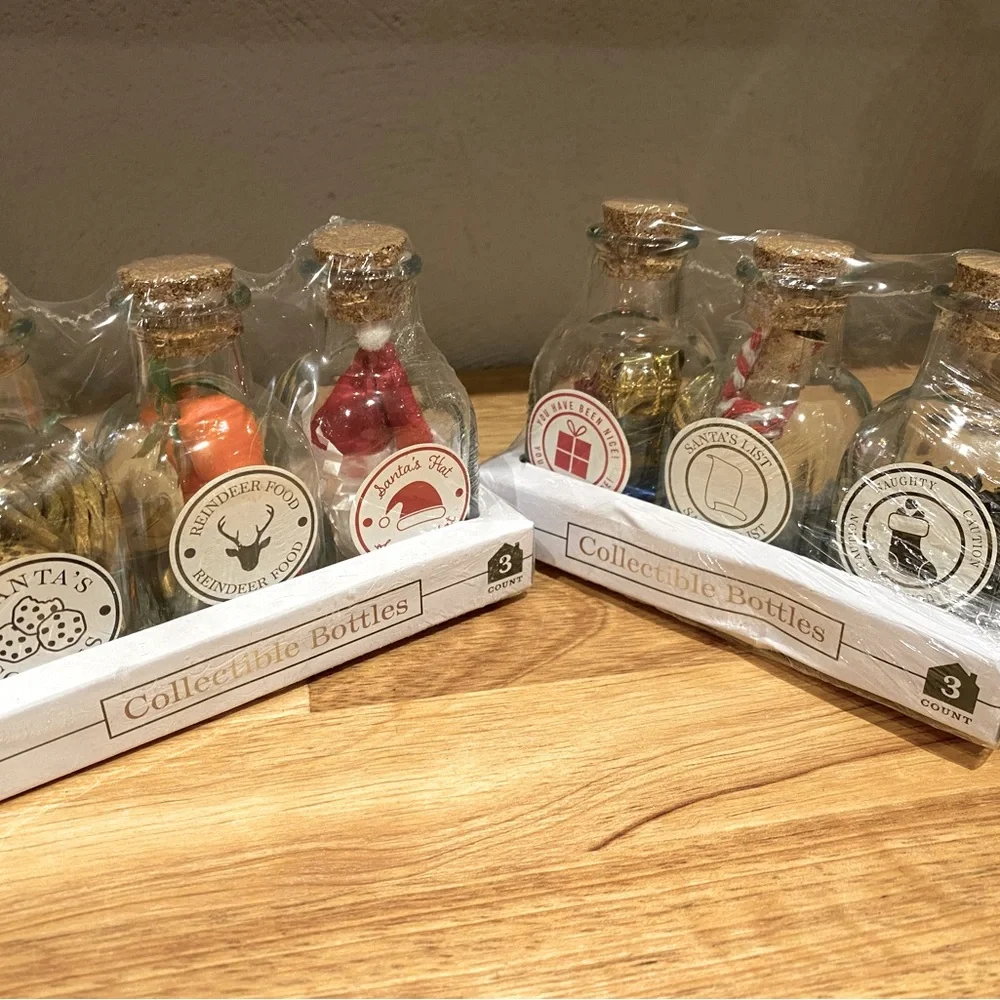 Target Bullseye Playground Christmas mini bottles 2 sets 6 different treasures